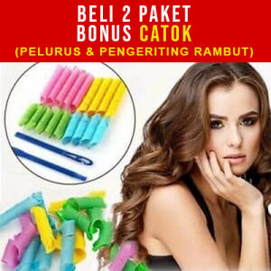 Paket 18 Pcs Pengeriting Rambut Instant Hair Curler Alat Pengeriting Rambut Alat Keriting Rambut Magic Leverage Catokan Keriting Jepit Rambut Jepit Rambut Korea Hair Clip Alat Keriting Ajaib Pengkriting Rambut Murah Alat Pengkeriting Rambut -LS-