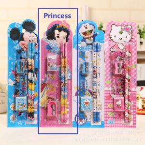 5 in 1 Gift Stationery Set Party Gift Set 儿童铅笔文具套装5件套