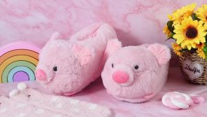 Plush Slippers with Socks for Men and Women Fun Plush Animal Slippers Suitable for Teenagers Girls Boys Winter Christmas Family Enthusiast Gifts