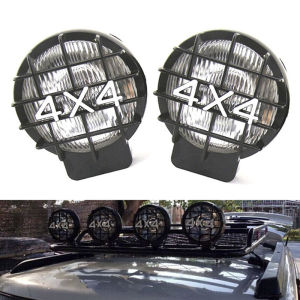 1Pcs 5.5" 4X4 Round Off Road Driving Halogen shine like the sun Fog Led Work Light Lamp Spotlight FD ATV Fog Light Lamp Spotlight For SUV ATV Truck Off Road Jeep Nissan Toyota Ford Pickup