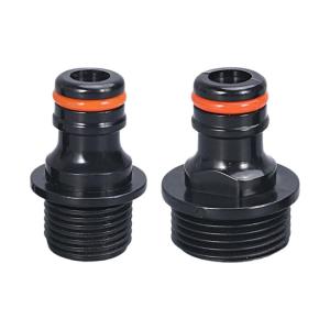 2Pcs Garden Hose Quick Connection Fittings Plastic Water Hose Connectors 1/2inch 3/4inch Sprays Nozzle Faucet Adapter