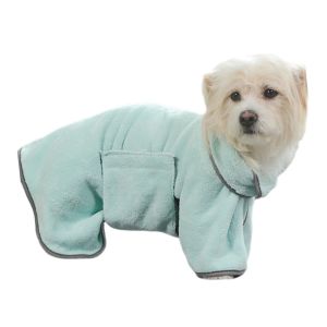 CANICECA Quick-drying Dog Bathrobe Soft Absorbent Pet Bath Towels Cute Pet Bathing Supplies Dog Towel for Small Large Dog