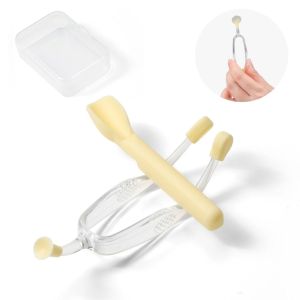 NOBLEE Mềm mại Dụng cụ hỗ trợ đeo kính áp tròng Tiện lợi với Box Dụng cụ tháo kính áp tròng Chuyên nghiệp Di động Bộ hỗ trợ tích hợp thanh hút