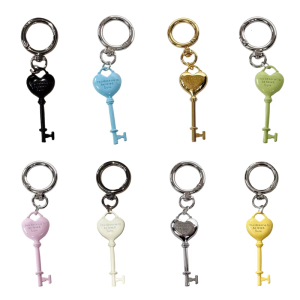 Heart Shaped Key Ring Corrosion Resistant Alloy Metal Gift Love Heart Key Chain For Women Men Everyday Carry