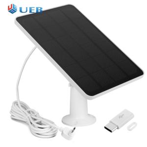 4W/6W Solar Panel Kit IP65 Waterproof Solar Panel 360 Adjustable Wall Mount for Arlo XL Spotlight/Essential Spotlight