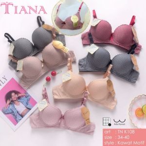 Bra Tiana Push up Tiana K108 Motif Pake Kawat Kait 2