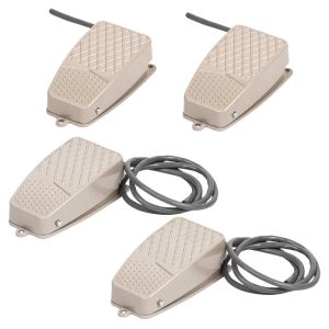 Electrical Foot Pedal Momentary Controller Switches Heavy Duty Antiskid Aluminum for Automation Factory and Workshop Use