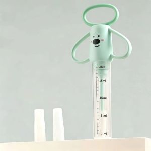 SDFSF Detachable Pet Feeding Stick Anti-Choke Soft Tip Cat Feeding Device Labor-Saving with Scale Pet Pill Dispenser For Kitten Puppy