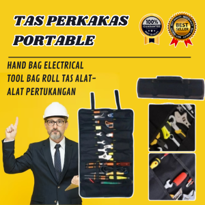 Tas perkakas tukang listrik Bahan Kuat untuk membawa alat alat teknisi