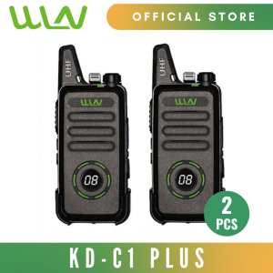 WLN KD-C1 Plus 2W 16 Channel UHF 400-470MHz Two-Way Walkie Talkie Radio -SET OF 2