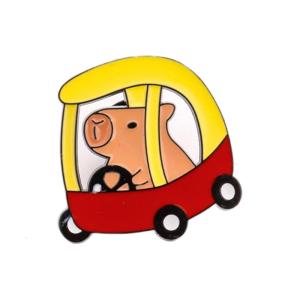 Creative Brooch Unique Animal Pins Backpack Clothing Metal Texture for Fashion Accessories and Gifts