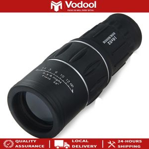 16x52 Portable Monocular Telescope Compact Handheld HD Optical Scope for Outdoor Hiking and Bird Watching