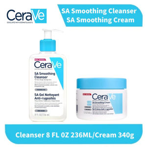 CeraVe SA Salicylic Acid Smoothing Cleanser Gentle exfoliator for acne-prone bumpy skin 236ML