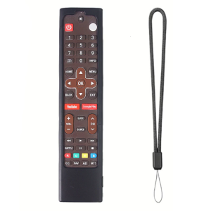 Protective Silicone Remote Case for YK-7708J HDTV Remote Cover Shockproof Remote Holder with Lanyard Accessories