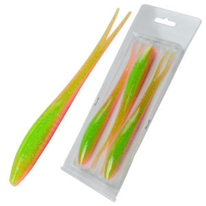 ZEEMIN 3PCS 170mm 16g Big Size Soft Lure Sea Boat Fishing Forked Tail Soft Baits TPR Floating High Elasticity Topwater Crankbaits Pesca