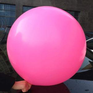 36 Inch Latex Balloons Big Large Giant Balloon Helium 90cm Blow Up Round Metallic