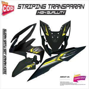 STRIPING VARIASI TRANSPARAN HONDA BEAT NEW 2016 STICKER CUSTOM