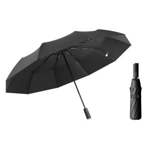 New Xiaomi 3 Automatic Ten-Bone Color Matching Vinyl Sun Sunshade Umbrella Advertising Umbrella Folding Triple Folding Umbrella