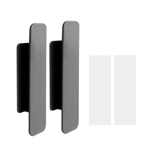 2Pcs Self Adhesive Multi-purpose Auxiliary Door Handles Home Rectangular Cupboard Drawer Knobs Glass Window Sliding Door Handle