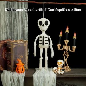 Ghostly Fabric Skull Props For Halloween Party Decorations Haunted House Theme Scary Skeleton Accessory Gift