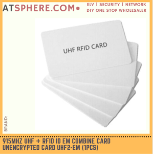 UHF + with RFID ID EM Combine Combi Card Unencrypted UHF2-EM for Guard House Entrance use