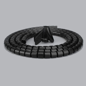 Homy 1.5/3/5Meter Cable Holder Wire Organizer 28mm Diameter Flexible Spiral Tube Cable Organizer Wire Management Cord Protector