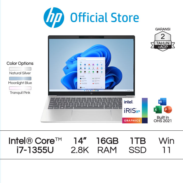 Laptop HP Pavilion Plus Intel Core i7 Iris X 16GB RAM 1TB SSD