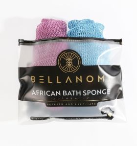 BELLANOMI n Bọt biển tẩy tế bào chết dạng lưới 2 chiếc Sapo – Hàng chính hãng & nguồn gốc hợp pháp dụng cụ chà lưng dài 45 inch nhanh khô 100% nylon tẩy tế bào chết nhẹ nhàng tuyệt vời để sử dụng hàng ngày (màu đen & xám đá)