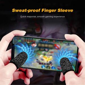 SP Gamers Sweatproof 1 Pair (2pcs) Gloves Mobile Finger Sleeve Touchscreen Game Controller Phone