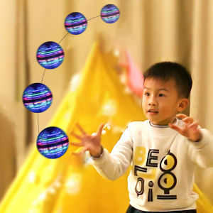 AliToys Flying Orb Ball Mini UFO Lighting Infrared Induction Control RC Helicopter Flying Robot Toys for Kids and Boys Birthday Gift