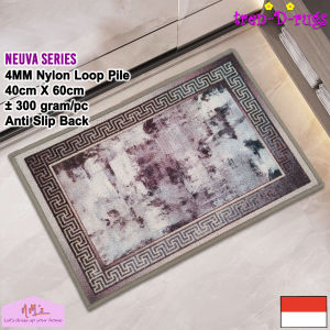 Tren-D-rugs Keset kaki abstrak motif eropa modern alas lantai dapur anti slip 40 cm x 60 cm - NMs
