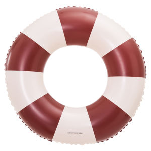 High-Quality Inflatable Pool Float Ring with Leakproof PVC and Striped Pattern for Safe Water Recreation