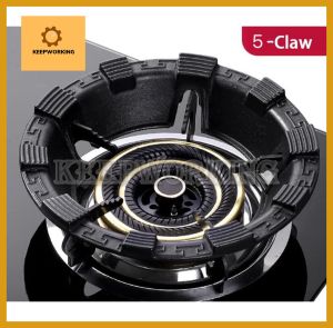 KEEPWORKING 1pcs Non Slip Gas Stove Windproof Cover Kitchen Stove Rack Gas Stove Windshield Stock no.YYY