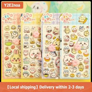 【Local shipping】 1Pcs Kawaii Chiikawa Animal Soft Cats Paw 3D Decor Stickers DIY Laptop Scrapbook Phone Case Decor Decals Decompression Gifts
