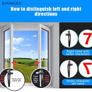 [LIXIAOJU] Thickenin Aluminum Alloy Window Handle Push Out Swing Door And Window Single Point Handle Window Lock Seven Character Handl