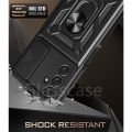 Realme C65 2024 Casing For Realme C63 C65 C 65 NFC RealmeC 65 RealmeC65 4G 5G 2024 Phone Case Metal Armor Ring Bracket Stent Push Camera Shockproof Protection Casing Hard Cover. 