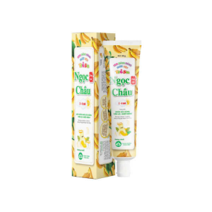 Kem đánh răng dược liệu Ngọc Châu trẻ em 2-6 tuổi chính hãng - sạch khuẩn trắng răng an toàn ngăn ngừa sâu răng