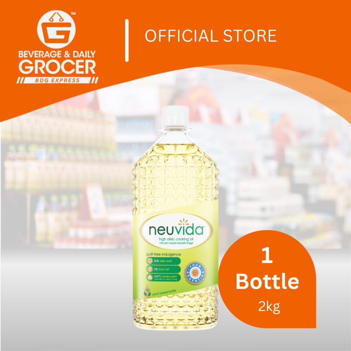 NeuVida Omega9 Cooking Oil 2Kg (1 x 2kg) 1 Bottle Lazada