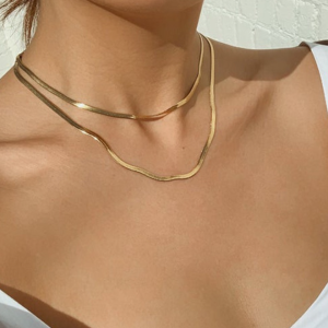 [SG Stock] Rozza Retro 2 Layer Necklace Double For Woman Casual Party