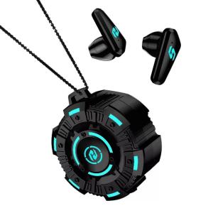 หูฟังบลูทูธ X35 TWS 5.3 หูฟังไร้สาย หูฟังสำหรับเล่นกีฬา หูฟังกันน้ำ หูฟังตัดเสียงรบกวน หูฟังสำหรับเล่นเกม พร้อมสายโซ่และไฟสีฟ้า