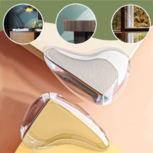 Johor Seller | 4pcs Baby Safety Silicone Edge Guard Corner Protector for Table Cabinet Clear Customized Keep Child Safe
