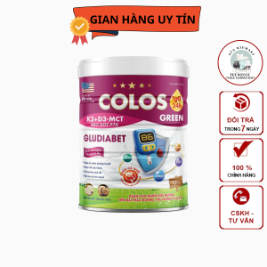 Sữa dinh dưỡng SỮA COLOS GREEN GLUDIABET - SỰ LỰA CHỌN HOÀN HẢO CHO NGƯỜI TIỂU ĐƯỜNG