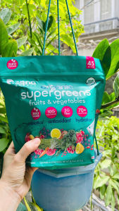 Bột rau quả xanh hữu cơ Zena Organic Super Greens Powder 517.5g