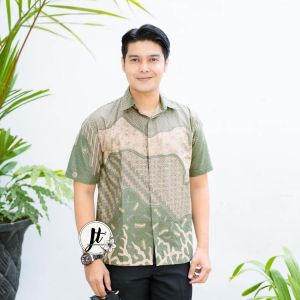 Atasan Blouse Batik Wanita Atasan Batik Kerja Casual Seragam Batik Batik Batik Terkini Batik Terbaru