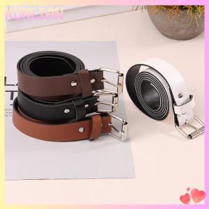 [KUNLIAN] เข็มขัดหนังแฟชั่นคาดเอว เข็มขัดหนัง100ซม. 1ชิ้นเข็มขัดโลหะเข็มขัดตกแต่งเครื่องประดับเสื้อผ้า