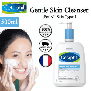 Cetaphil Gentle Skin Cleanser For All Skin Types 500ml/237ml Daily cleaning [For Sensitive Skin / Non-Drying Facial Wash / Paraben Free]