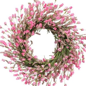 Valentines Day Simulation Wreath Pink Lavender Wreath Holiday Ornaments Home Decorations