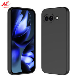 For Pixel 9A Case Business Pure Color Liquid Silicone Soft Phone Cases for Google 9A Skin Touch Cover for Google Pixel 9A 9 A