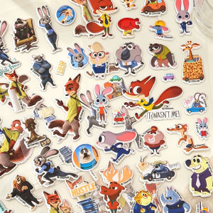 HoneyLion - Official Disney Zootopia 3D Foam Sticker 1pc - Judy Nick Puffy Cartoon Stickers Sheet for Backpack Stationaries