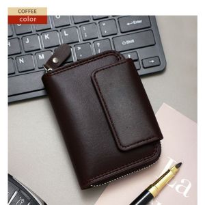 New leather mens card bag wallet multi-card space large capacity